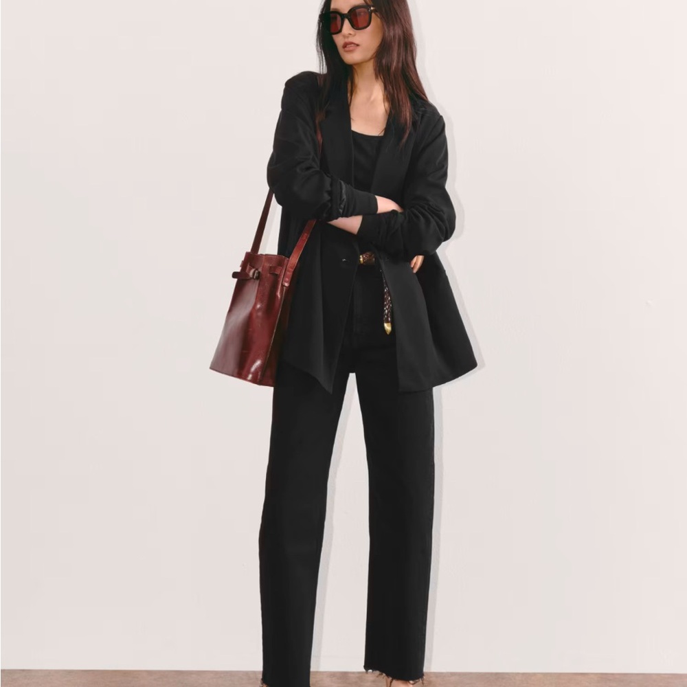 Everlane Black Straight Leg Pants